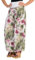 Malito - Damen Haremshose floraler Blumen Print - atmungsaktive Pumphose - dünne Freizeit Strandhose - hautfreundliche Aladinhose 8939 (weiß)