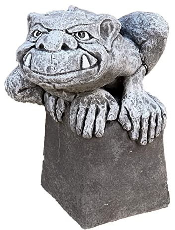 stoneandstyle Stenfigur Gargoyle Edgar frostbeständigt stengods 9,4 kg
