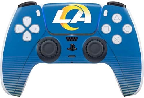 Skinit Decal Gaming Skin Compatible with PS5 Controller - Officially Licensed NFL Los Angeles Rams Breakaway Design