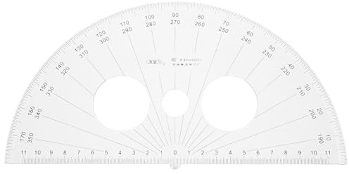 Hoodancos Protractor for Drawing & Drafting 9.65 in