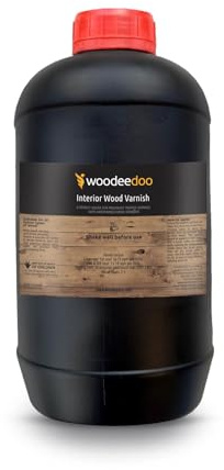 WooDeeDoo Interior Wood Varnish | Clear | Gloss | Tester 10ml | Quick Drying Wood Sealer | Protection Against Scratches, Spills, Scuffs, and Marks