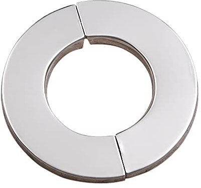 Flangia divisa da parete in acciaio inox piastra rotonda copertura per pareti dell'acqua adatta per rubinetti da cucina, lavandini, servizi igienici, rosetta