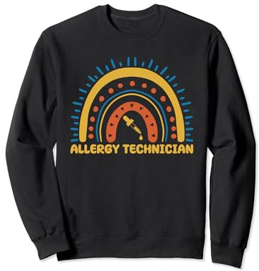 Technicien en allergie Boho Rainbow Wear Expert en test d'allergies Sweatshirt