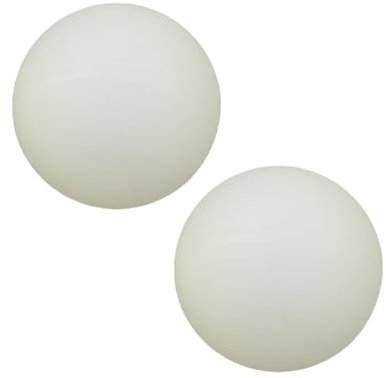 MEAKTSMI Lot de 2 balles de hockey de rue phosphorescentes pour la nuit - Pour entraînement de hockey de nuit