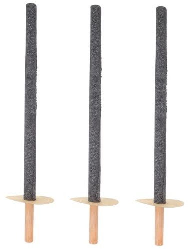 CLISPEED Lot De 3 Torches D'Extérieur Pour Centre De Table Allume-Feu De Camping En Allume-Feu D'Événement Allume-Feu D'Extérieur Allume-Feu En Toile Cirée Allume-Feu