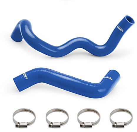 Mishimoto MMHOSE-RS-16NB Silicone Radiator Hoses, Compatible With 2016+ Ford Focus RS Nitrous Blue