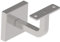 Sellon24® Edelstahl Handlaufhalter Eckig Handlauf Halter Abdeckrosette Handlaufträger flach gerade Halterung Holz Rohr Treppe Handlauftraeger Vierkantrohr Halterungen 4110-000