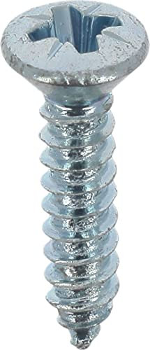 Restagraf - Vis à Tôle - Tête Fraisée Bombée Pozidrive - Acier Zingué Blanc - Standard DIN 7983 - Fixation Carrosserie - Réf. 603 - Sachet de 50