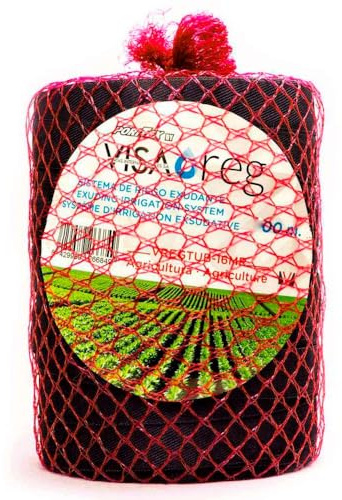 Riegopro Ruban textile pour irrigation par goutte à goutte Poritex 16 mm, arrosage par pores de son mur, spécial pour l'agriculture (100 mètres)