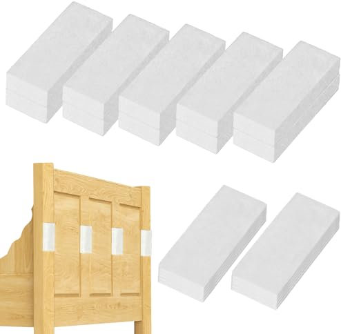 BOXOB 20pcs Coussinets Protection pour Tête de Lit, Mousse EVA Anti-Vibrations Butées de Canapé Protection Murale pour Meubles (10 Pièces 2cm et 10 Pièces 0,3 cm)