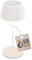 BRILONER - Riffle Mini LED Tischlampe kabellos IP44 mit Lichtkante, Touchdimmer, Akku tauschbar, Nachttischlampe, Leselampe, LED Lampe, Akku Lampe, German Design Award Winner 2025, 8,5x20 cm, Weiß