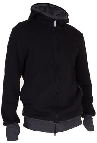 Bemonew Maternity Hoodie, 2-in-1 Removable Kangaroo Pouch Hoodie, Winter Soft Warm Baby Wearing Jacket, Multifunction Cozy Maternity Jacket for Men, M
