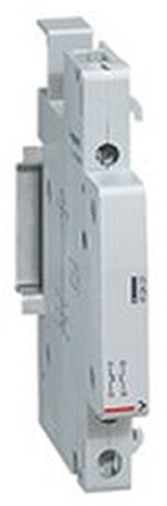 Auxiliaire de signalisation pour contacteur 40A et 63A - 5A 250V~ - contact O+F - 0,5 module