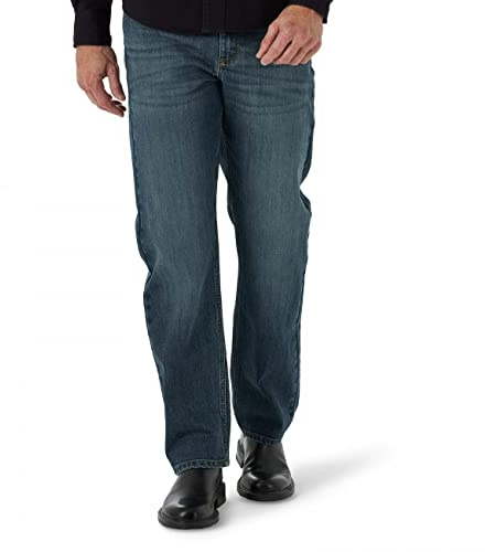 Wrangler Free-to-Stretch Relaxed Fit Jean Marine