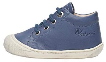 Naturino Cocoon-Chaussures Premiers Pas en Toile, Bleu 17