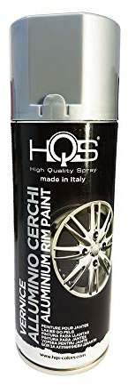 4R Quattroerre.it HQS Peinture en aérosol en aluminium pour jantes de roue 400 ml