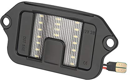 MbuyDIY LED License Plate Light Lamp Assembly Compatible with 2005-2009 Mustang 6000K White, Pack of 1
