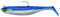 Savage Gear Savage Minnow - Lebendige Kicking Action, Stand-Up Jig Head Design, Ideal für Salzwasser- und Süßwasserangler, Perfekt für Raubfische wie Hecht, Barsch & Zander Blue Pearl Silver 12.5 cm