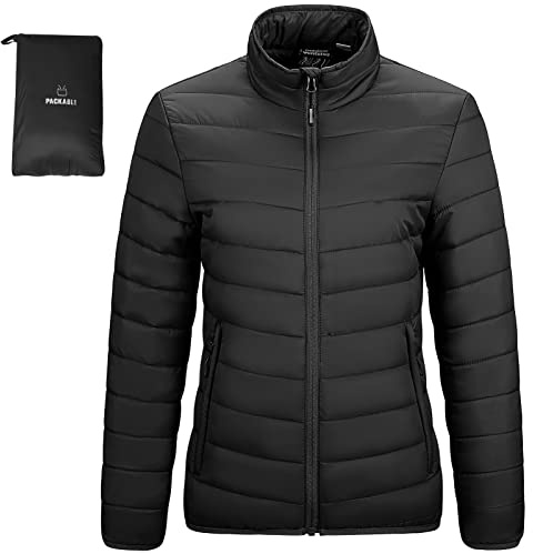 Outdoor Ventures Women's Packable Puffer Jacket Lightweight Quilted Jacket