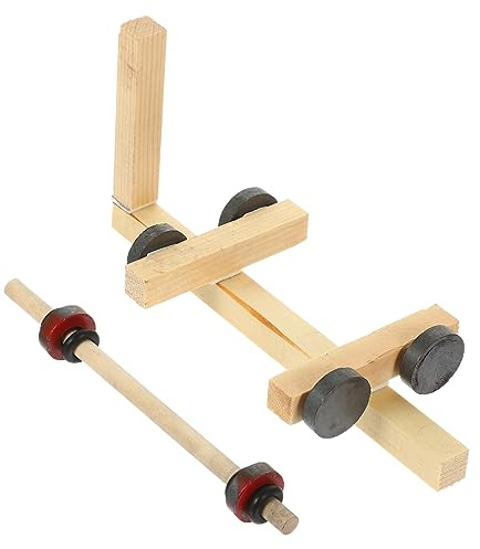 TOYANDONA Giocattolo Levitazione Magnetica Educativo Fai da Te in Legno, Kit Esperimento Sospensione Magneti per Appassionati di Tecnologia e Insegnanti, Materiale Sicuro per Scienza