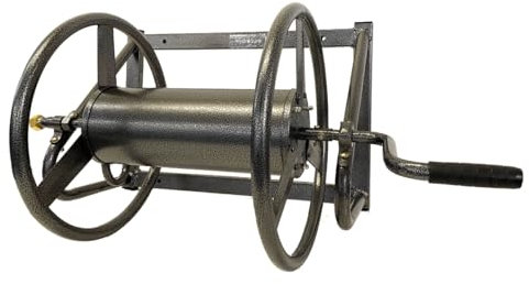 HydroSure 100m Heavy-Duty Wall Mounted Hose Reel