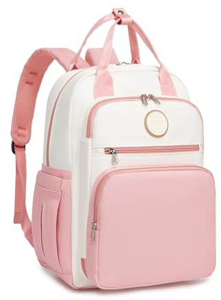 Miss Lulu Baby Wickelrucksack Groß Reiserucksack für Mama und Papa mit Kinderwagengurte Isolierter Flaschentasche Multifunktions-Taschen Groß Wasserabweisend für Reisen Krankenhaus Neugeborene