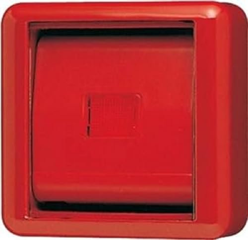 Jung Abdeckplatte 860WGLRT rot