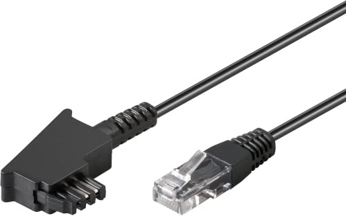 Goobay 51236 TAE-F auf RJ45 Kabel für DSL/ADSL/VDSL-Router