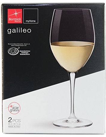Rocco Bormioli Bormioli Rocco Galileo Calice, Vini Bianchi Aromat, 2 Pezzi, Transparente