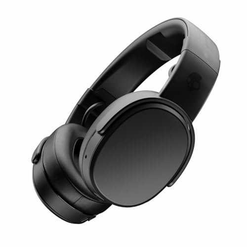 Skullcandy Crusher Over-Ear Wireless-Kopfhörer mit Sensory Bass, 40 Std. Akkulaufzeit, Mikro, kompatibel mit iPhone, Android und Bluetooth-Geräten - Schwarz (Auslaufmodell)