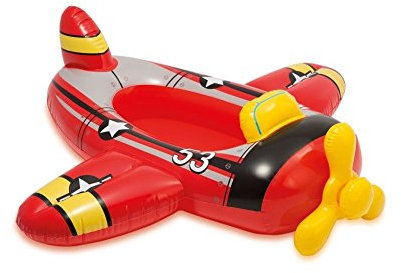 Intex Rot Flugzeug Kinder Aufblasbar Ritt Am Pool Cruiser Strand Schwimmend Spielzeug