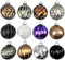 My-goodbuy24 12er Set Luxus Weihnachtskugeln Echtglas Glaskugeln Weihnachten weihnachtsdeko Christbaumkugeln Set G 6 cm braun