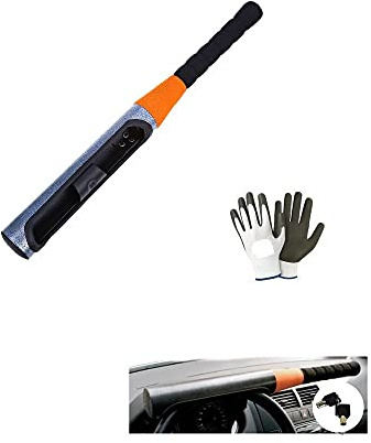 Bloqueo de Caja con Llave de Seguridad con Bloqueo Volante de béisbol Cepo Coche antirrobo mecánico impiden la rotación Universal con Cerradura