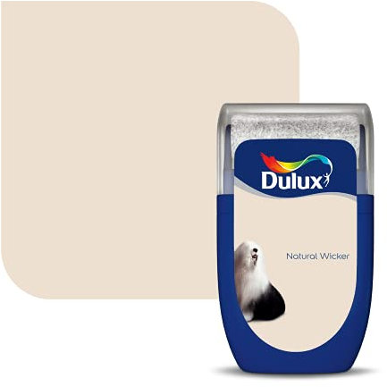 Dulux Walls and Ceilings Tester Paint, Natural Wicker, 30 ml