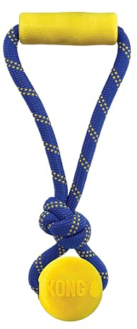 KONG Jaxx Brights Tug w/Ball Assorted Md