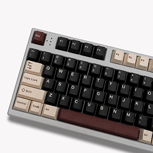 Mintcaps Rome Black Keycaps Full Set Cherry Profile Doubleshot 173 Keys Custom Keycaps ISO ANSI for Cherry MX 60% 65% 75% 95% Mechanical Keyboard