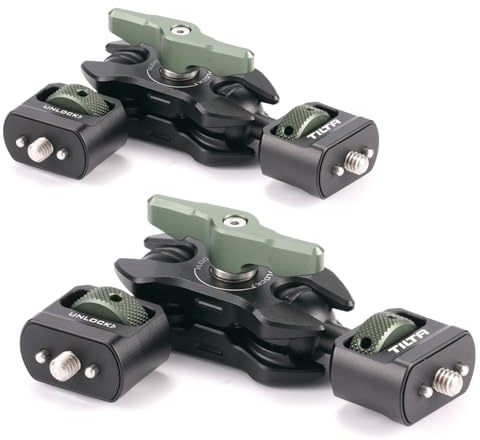 2er-Set TILTA Magic Arm mit 1/4-20 Befestigungspunkten, Universeller Gelenkarm für Monitor/Elektronischen Sucher/Kameralicht/Mikrofone TA-MAA-2