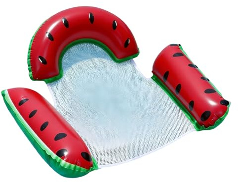 Youngwier Uppblåsbar Poolflotte | PVC-hopfällbar Fruktdesign Vattenmadrass | Pooluppblåsbara,Utomhus Sjö Trädgårdsfest