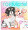 Depesche 12164 TOPModel Create your Doggy - Mal- und Stickerbuch mit 40 Motiven zum Gestalten niedlicher Hunde, Malheft mit Stickerbogen und Spiralbindung