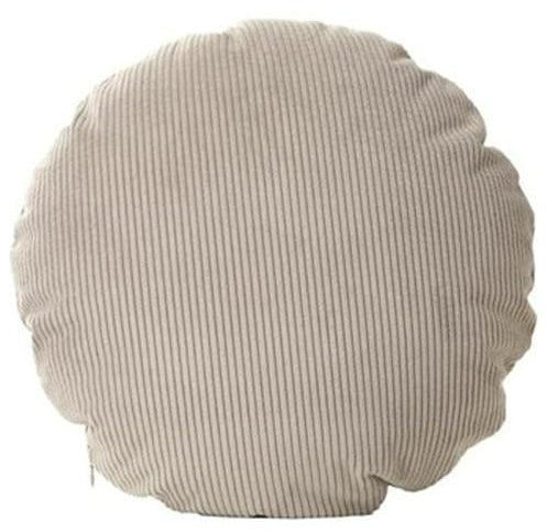 Kissenbezug Rund 45x45 50x50 60x60 Chenille Sofa Kissenbezüge Runder, Zierkissenbezug Dekokissen Sofakissen Kissenhülle Dekorative Weiche Zierkissenbezüge Kissen Bezug(Beige,60 cm (1pc))