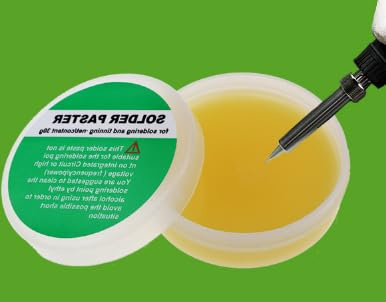50g Pasta Saldante Stagno，Flusso Di Pasta， No-Clean Senza Piomboper Saldatura Elettrica Riparazione, Saldatura, Fai Da Te