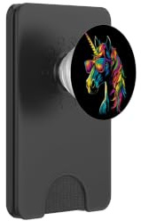 Licorne Coloré Arc-en-Ciel Cavalière Chevaux Équitation PopSockets PopWallet pour MagSafe