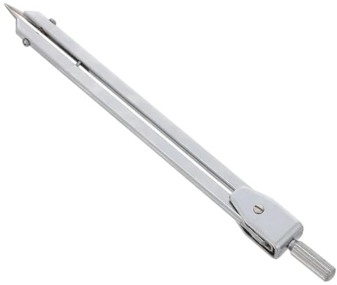 TOYANDONA Högprecisions Metallfjäder Kompass med Fast för Geometrisk Ritning Lösning Cirkelverktyg för Teknisk Drafting och Skolbruk Lämplig för Snickare och Hantverkare