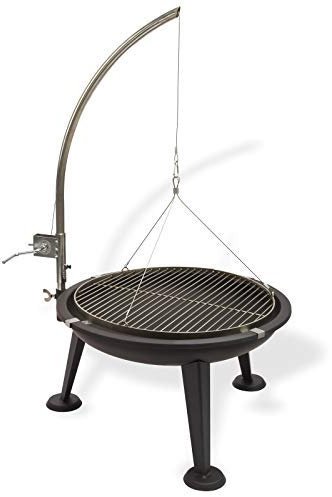 Schwenkgrill 3-Bein Rundgrill Holzkohlegrill Barbecue BBQ Grill Ø 55 cm Oregon