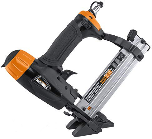 Freeman 4-in-1 Pneumatic 18-Gauge Mini Flooring Nailer, Brad Nailer, Narrow Crown Stapler – Multi-Purpose Tool for Hardwood Flooring, Trim, Baseboards & Paneling, PFBC940