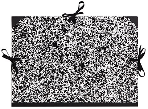 Clairefontaine 33402C - Un carton à dessin Annonay fermeture 3 cordons 75x115 cm, Blanc