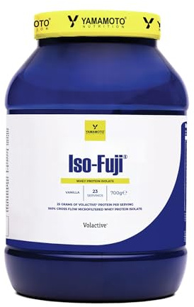 YAMAMOTO Nutrition, Iso-Fuji Volactive 700 g, Ultrafiltriertes Molkenprotein-Isolat, Proteinpulver-Isolat, Vanille