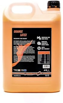 PMP Orange Latex - Mastic d'étanchéité pour pneus VTT et route (5000 ml)