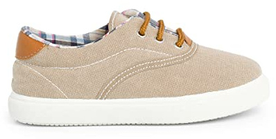Pisamonas Zapatillas Contraste De Lona Y Cordones