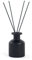 1 STÜCK 150 ml / 5 Unzen Leere Glasdiffusorflasche Aromatherapie-Glastopf Mini-Vasenbehälter Duftzubehör Verwendung für DIY-Ersatz-Reed-Diffusor-Sticksets (schwarz)